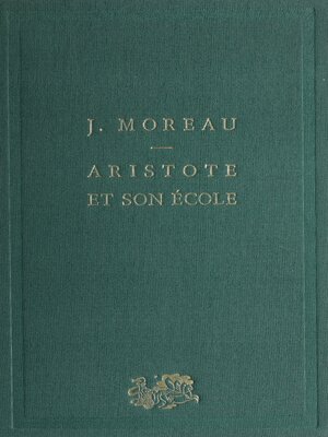 cover image of Aristote et son école